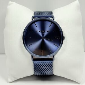 Coach Perry CA.124.2.34.1577 Blue Dial Blue Tone Mesh Bracelet Unisex Watch